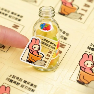 Nhãn dán trong suốt tùy chỉnh nhãn dán chống thấm nước rõ ràng cho hộp đựng thực phẩm và bao bì bán lẻ nhãn trong suốt bóng - Product Image 5