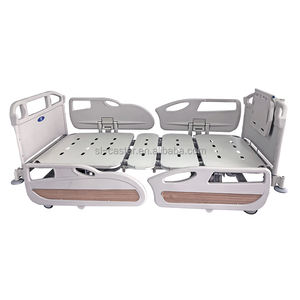 Больших размеров 5 дюймов ABS + стальная четырехколесная Больничная койка с центральным управлением, медицинская кровать с ручным управлением - Product Image 3