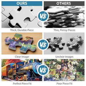 Puzzles personnalisés de <span class=keywords><strong>500</strong></span> <span class=keywords><strong>pièces</strong></span> pour adultes Puzzles en papier pour chiens pour adultes Puzzles de train Grand cadeau - Product Image 3