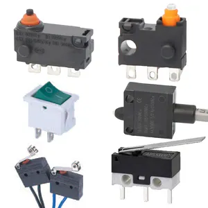 ABILKEEN trimmer push micro button switches with lever 12A 125/250VAC 48VDC 5E4 microswitches