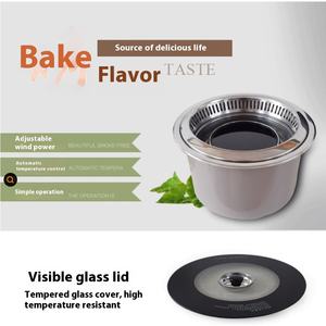 Parrilla de barbacoa eléctrica para interiores comerciales, salida de aire inferior Premium, <span class=keywords><strong>horno</strong></span> de barbacoa de mesa coreano para estufa de cocina de restaurante - Product Image 6