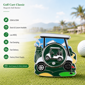 Magnetic <b>Golf</b> Ball Marker with Custom Irregular Shape and Removable Center Marker for Corporate <b>Golf</b> Gifts - Product Image 6