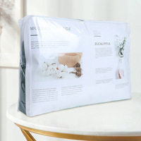 Sac d'emballage refermable en PVC à quatre fermetures éclair pour couverture, usage universel, avec logo imprimé