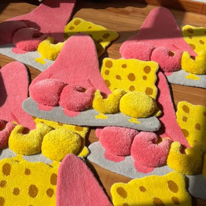 <span class=keywords><strong>Tapis</strong></span> et <span class=keywords><strong>tapis</strong></span> <span class=keywords><strong>de</strong></span> sol modernes en laine à poils longs antidérapants <span class=keywords><strong>de</strong></span> style dessin animé - Product Image 2