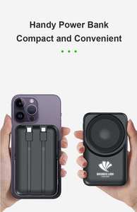 พาวเวอร์แบงค์ไร้สายระบบแม่เหล็กไร้สายมี2สาย10000มิลลิแอมป์ที่ปลอดภัยชาร์จเร็ว PD <span class=keywords><strong>powerbank</strong></span> สำหรับ <span class=keywords><strong>iPhone</strong></span> 16 15 14 <span class=keywords><strong>13</strong></span> <span class=keywords><strong>PRO</strong></span> <span class=keywords><strong>MAX</strong></span> - Product Image 6