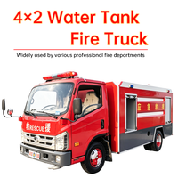 Camion de pompiers chinois d'origine avec réservoir d'eau et de mousse diesel 4x2, véhicule de sauvetage d'urgence municipal
