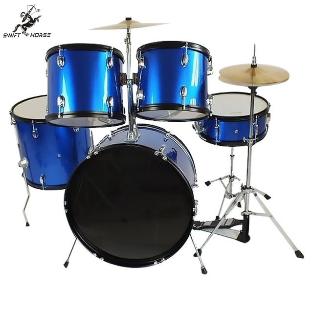 China Manufacturer Professional Musical Instrument Electronic Drum Set High Level Drum Kit With Linden PVC Material