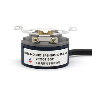 Changchun Yuheng HKD-14D-23X16PB-G05FD-D-0.5m Absolute Encoder 23 <b>Bit</b> Multi Turn Flange Mount Cable Leads - Product Image 4