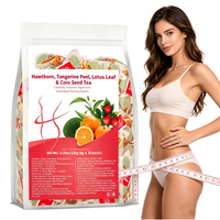 Sachets de thé santé aux feuilles de lotus, coix et écorces de mandarine d'aubépine pour une fraîcheur botanique – Marque privée, vente en gros pour adultes