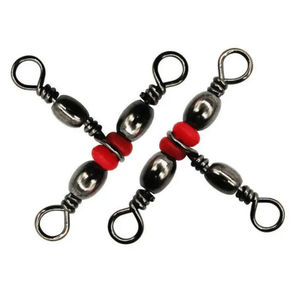 Tres esmerillones de pesca de barril de tres vías con línea cruzada, de latón, tipo T-Turn, triple esmerilón - Product Image 2
