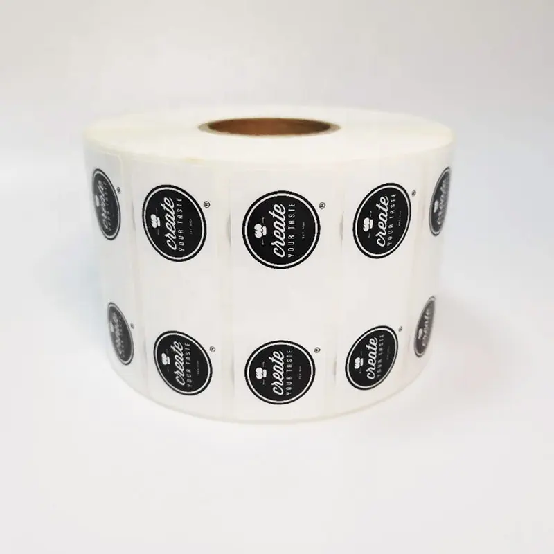 High quality custom printed labels sticker on rolls