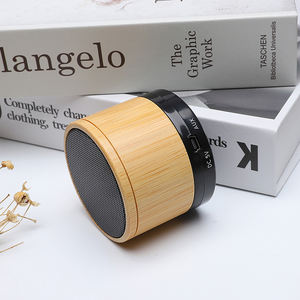 2024 haut-parleur en bois écologique Mini micro-haut-parleur sans fil avec haut-parleurs personnalisés portables mains libres <span class=keywords><strong>Port</strong></span> TF - Product Image 4