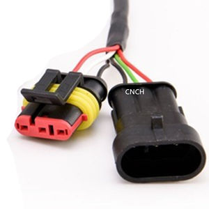 Faisceau de câbles à 3 broches pour <span class=keywords><strong>KTM</strong></span> Ducati Honda - Faisceau de câbles de levier de vitesses CNCH avec fiches personnalisées - Product Image 1