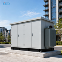 Transformateur de puissance compact conteneurisé triphasé pour postes de transformation mobiles, à double enroulement en cuivre, 50/60Hz, puissance de sortie 415V/480V