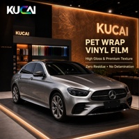 Pembungkus Vinyl PET Grosir Super Matte Radiance SilverMetallic Pembungkus Vinyl Mobil Roll Film