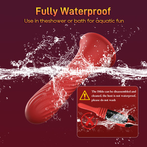 Vibrador telescópico automático tipo metralla con pantalla LCD resistente al agua para mujeres, masajeador de masturbación con movimiento de empuje. - Product Image 6