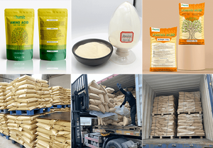 Application foliaire Amino Biostimulant pour les bananes prix <span class=keywords><strong>de</strong></span> gros 100% <span class=keywords><strong>engrais</strong></span> aminé azoté composé organique - Product Image 6