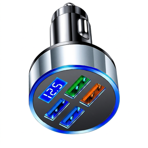 Cargador de Coche USB C 6 en 1, Adaptador de Vehículo de Carga Súper Rápida para iPhone, Samsung, Oppo, Vivo, Productos de Tendencia 2025, Novedades - Product Image 1