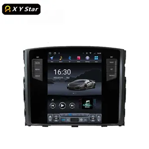 XYstar Máy Phát Dvd Xe Hơi Âm Thanh Nổi Định Vị Gps Android 10.4 Inch Phong Cách Tesla Cho Mitsubishi PAJERO Montero V97 V93 2006