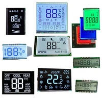 Écran LCD personnalisé grand format 16 14 7 segments TN HTN STN FSTN VA LCD numérique monochrome pour thermostat et compteur d'énergie