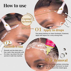 BIOSLLE 30ML Action Rapide Dentelle Perruque Dissolvant Frontal De Colle Marque Privée En Gros Outils D'<span class=keywords><strong>extension</strong></span> De Cheveux - Product Image 6