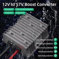 Convertisseur d'alimentation CC haut de gamme 12V 24V vers 57V 4.5A, adaptateur haute efficacité, câble d'alimentation stable Starlink Gen 3 V4