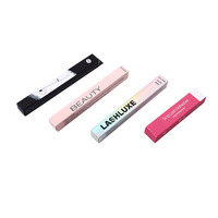 Boîtes rectangulaires en papier d'art 350g, impression UV, logo personnalisé, emballage beauté Bond&Seal, petites boîtes, emballage pour dissolvant, boîte Lashluxe