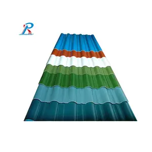 סוגים של קל משקל גגות גלי צבעוני פלדת קירוי גיליונות