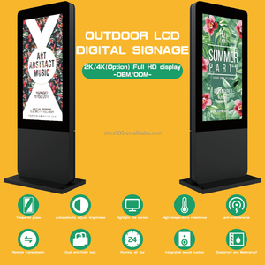 Ch 55/65/32 Inch Dubbelzijdige Ip65 4K Outdoor Lcd Digitale Bewegwijzering Met Grafische Ondersteuning - Product Image 2