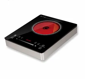 Cuisinière électrique pour cuisinière à induction, plaque de cuisson portable à infrarouge en céramique pour cuisson