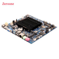 Motherboard Desktop Tipis Mini ITX DDR3L SO-CPU J1800 Chipset Intel Single Channel RAM 8GB Grafis Terintegrasi Grosir