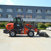 Factory Direct Diesel Engine Powered Telescopic Handler Telehandler 14M Loader Forklift