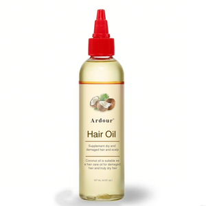 Private <b>Label</b> Organic Smoothing Hair Loss Essential Serum Coconut Oil Hair Growth Repair Oil - Product Image 4