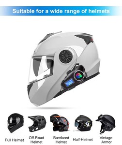 Sistema de Intercomunicación para Casco de Motocicleta Q58 <span class=keywords><strong>Max</strong></span> con Pantalla LCD, Iluminación LED, Impermeable, Cancelación de Ruido, Batería de 5.3 1000mAh - Product Image 4