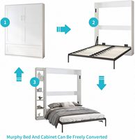 Meubles de lit escamotable personnalisés modernes pour Queen King Twin Sizes Lit mural pliable pour salon et hôtel-Factory Direct