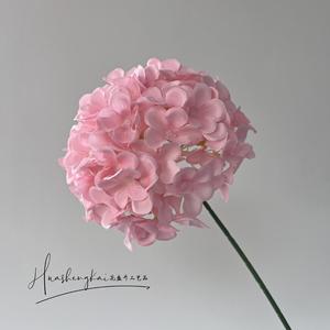 <b>Hydrangea</b> <b>Artificial</b> Flower Single Stem Silk Wedding Decoration Reusable High Simulation - Product Image 2