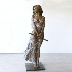 Professional supply life size bronze nude woman and man statue - Product Image 1