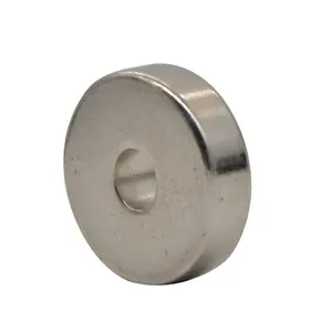 neodymium n52 magnet customized round magnet with hole for handbag
