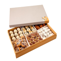Boîte de papier d'emballage de Ramadan en deux parties de cadeau de luxe unique personnalisé pour les dates et la pâtisserie