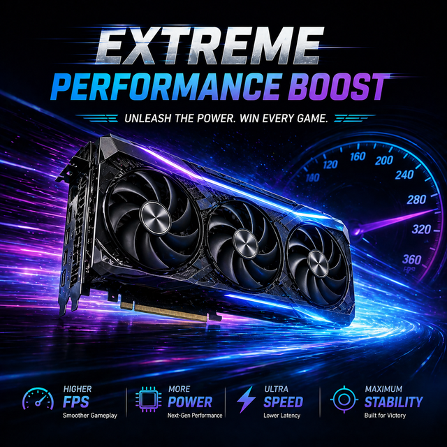 Used RTX RX Series Gaming GPU 8GB/12GB GDDR7 Memory Dual-Fan Desktop Video Card with PCI Express 4.0 16X 128-bit 7000MHz