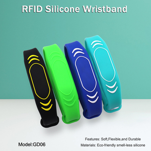 Hoge Kwaliteit Rfid 13.56Mhz Polsband Uhf Rfid Siliconen Armband Smart Rfid Kaart Polsbandje - Product Image 2