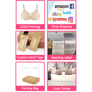 <span class=keywords><strong>Reggiseno</strong></span> senza imbottitura con ferretto, traspirante, tinta unita, taglie 32-54 BCDEFGHI, taglie forti, push-up, a coppa intera, modello 3309 - Product Image 6