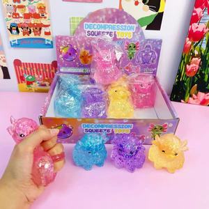 ขายส่ง 12 ชิ้น/กล่อง ของเล่นบีบแกะไฮแลนด์ยอดนิยม บรรเทาความเครียด ของเล่นบีบแกะมอลโทสกลิตเตอร์ ของเล่นบีบแกะฟิดเจ็ต - Product Image 2