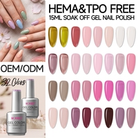 Vernis à ongles en gel naturel RONIKI, formule saine non irritante, faible odeur, pour manucure professionnelle.