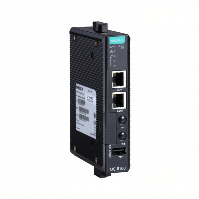 Moxa UC-8162-LX -Based Single Board Computer (SBC) Industrial Embedded System Development Board with Din Rail Mounting