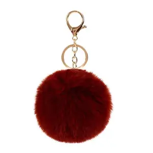 Op Maat Gemaakte 3d Anime Cartoon Schattige Kleine Kleine Zachte Pluche Speelgoed Pom Pom Sleutelhanger Maken Machine Groothandel Geschenken Kinderen