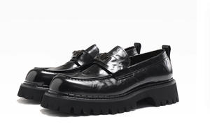 Nuevos Zapatos Oxford Casuales para Hombre con Suela Gruesa y Cuadrada, Parte Superior de Cuero Genuino, Suela de Goma Antideslizante, Cómodos, Transpirables y Modernos - Product Image 6