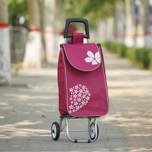 MKW4274 Neuer Tragbarer Einkaufstrolley Outdoor Anpassbare 600D Einkaufstasche für Treppen Wiederverwendbarer Lebensmittel-Einkaufswagen mit Rollen - Product Image 6