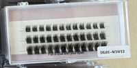 Extensions de cils en grappes DIY, faites à la main, réutilisables, imperméables, 3D, style naturel, service OEM/ODM, cils