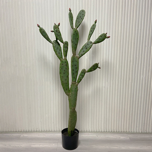 I189 Nhân Tạo Cây Xương Rồng Nhựa Materia Cây Xương Rồng Với Trái Cây Nhỏ Hoa Sa Mạc Cảnh Quan Cây Nhân Tạo - Product Image 3